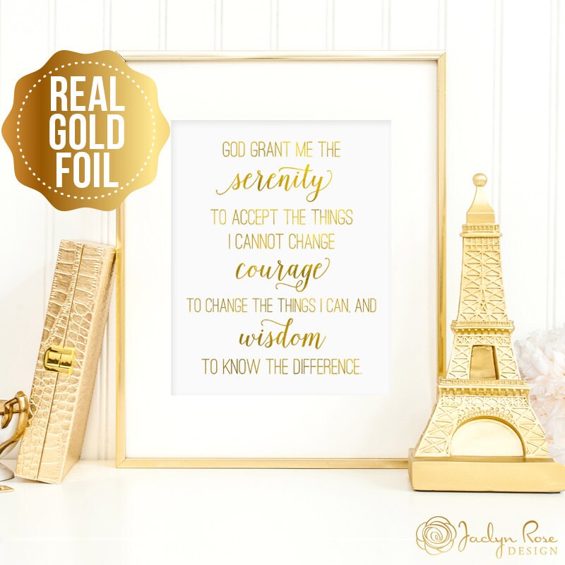 serenity prayer print serenity prayer print wall art real