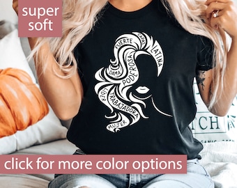 Latina Shirt for Mom for Mothers Day Shirt, Empowered Latina Tshirt for Latina Gift for Latinas, Feminist Spanish T Shirt for Latina Mom Tee