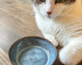 Cat Bowl dog bowl pet Bowl Handmade Pottery Bowl Small Pottery Handmade  Bowl Small Bowl Ring Bowl food bowl