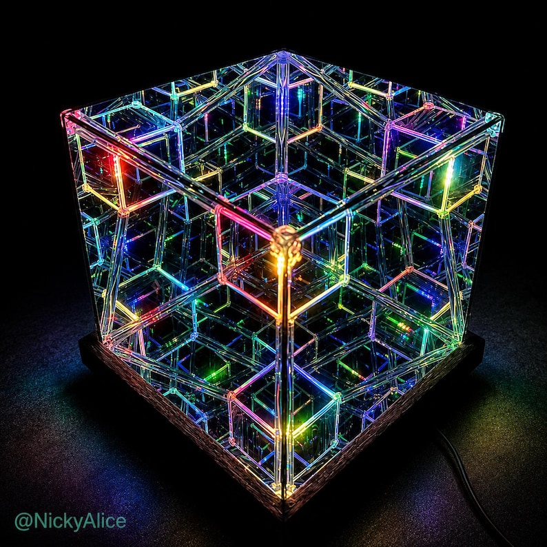 Limited Edition Tesseract Sculpture – 11