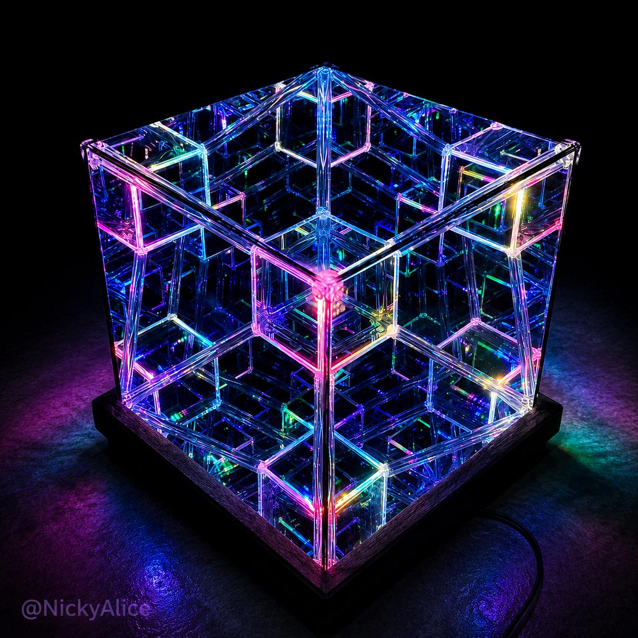 Infinity mirror table - Etsy 日本
