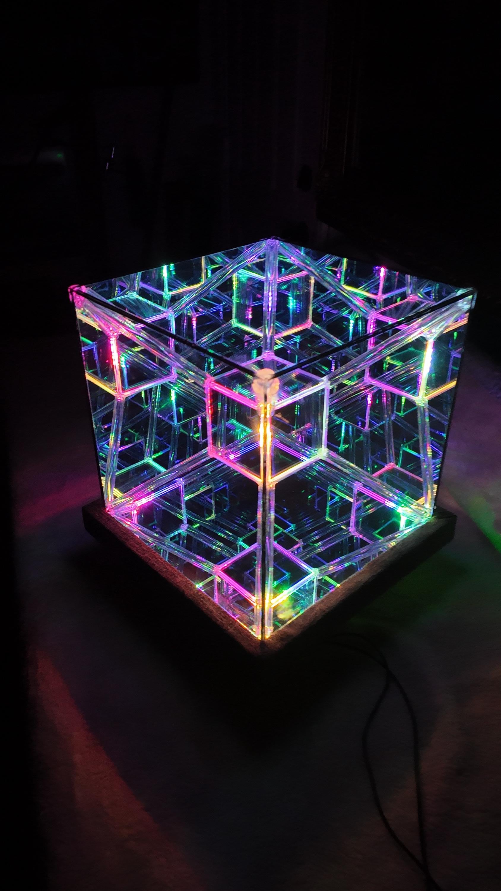Infinity mirror table - Etsy 日本