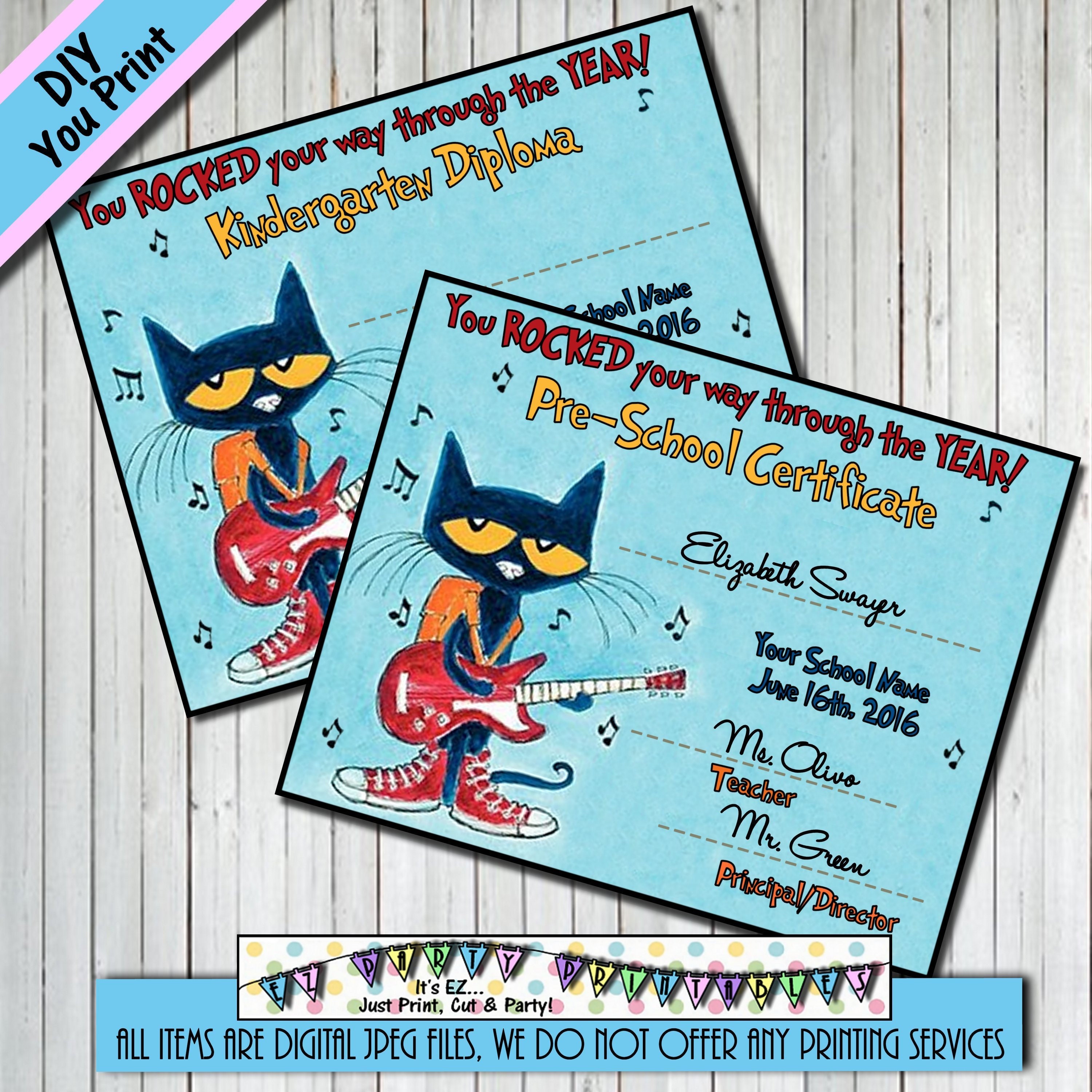 graduation autograph cat