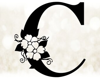 Download C Initial Svg Etsy