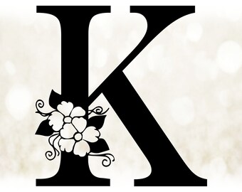 Download Fancy Letter K Etsy