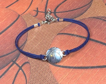 N//O Amycute Basketball Bracelet Sport Wristband Mens Weave Adjustable Bracelet