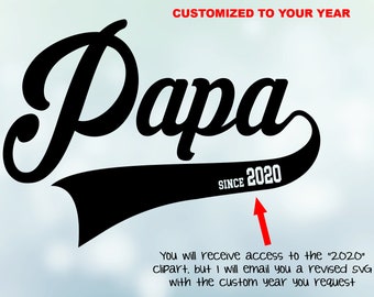 Download Free Baseball Papa Svg Etsy SVG Cut Files