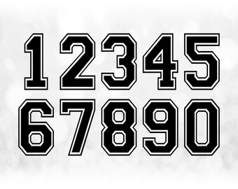 Download Number Svg Etsy