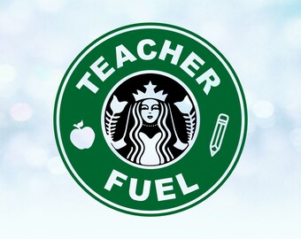 Download Teacher Fuel Svg Etsy
