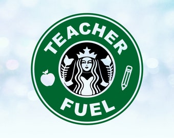 Download Teacher Fuel Svg Etsy