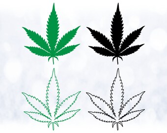Download Cannabis Leaf Svg Etsy