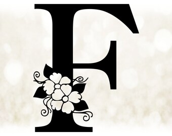 Download Fancy Letter F Svg Etsy