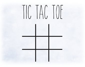 Tic Tac Toe Clipart Etsy