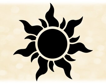 Download Tangled Sun Svg Etsy