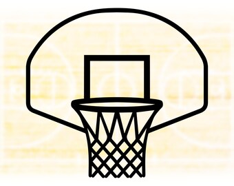 Download Basketball Net Svg Etsy