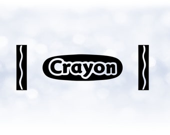 Crayola Label Svg