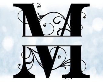 Download Fancy Letter M Etsy