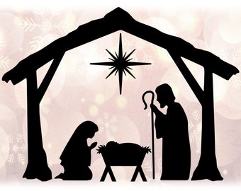 Featured image of post Etsy Nativity Scene Svg The svg files are for your personal use only and not to be transferred sold or given away in any way