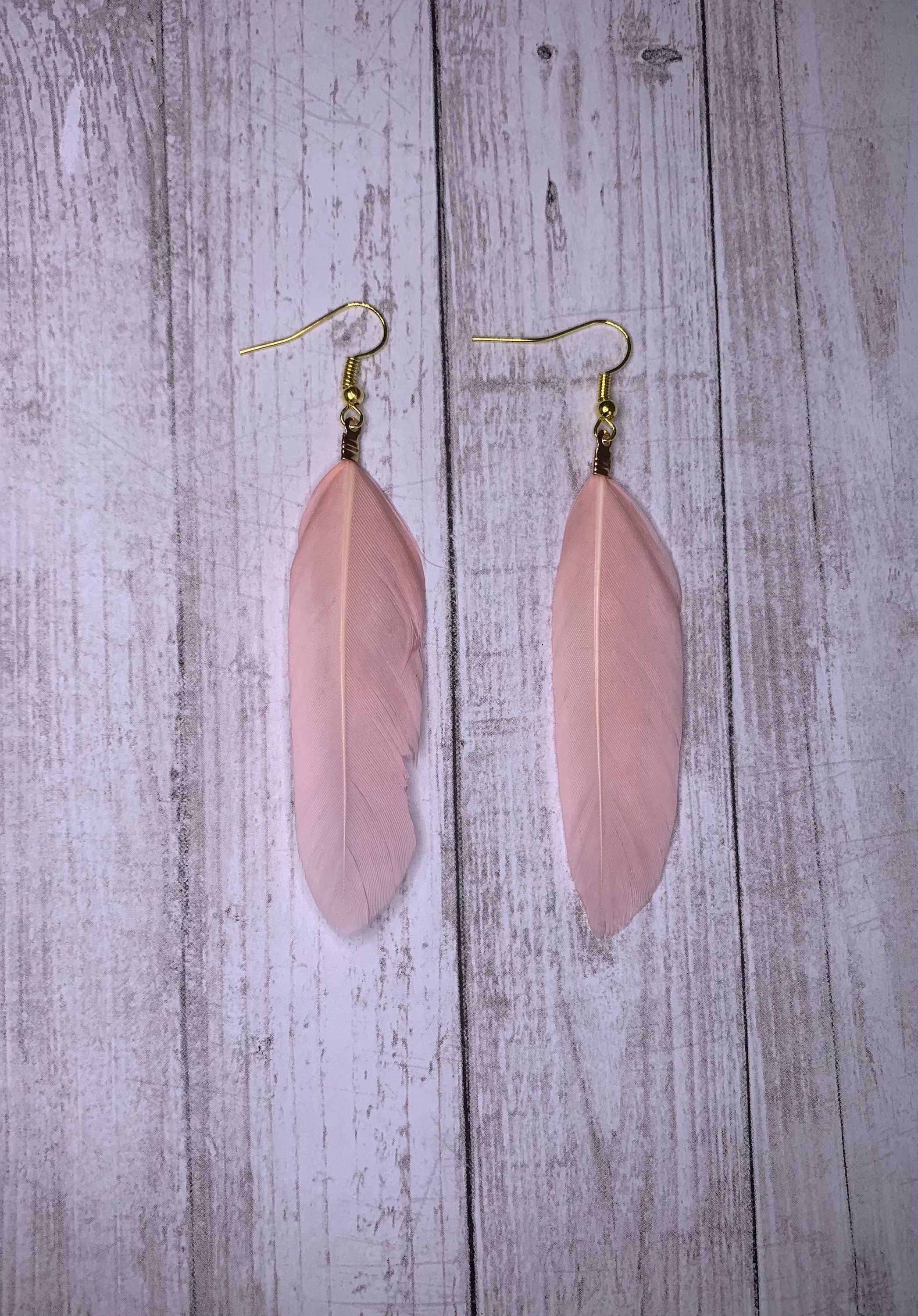 Hot Pink Feather Earrings: Handcrafted | Feather Planet