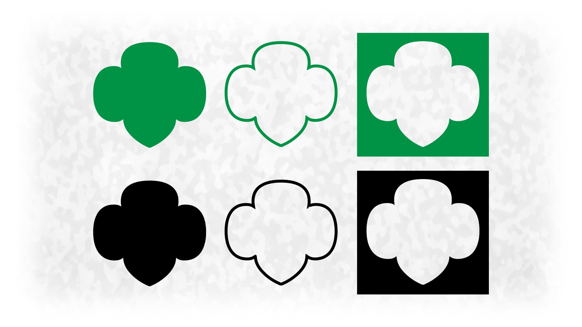 dxf Layered cut file Eight Fonts included png Girl Scout Promise