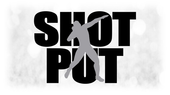 Make Any Color png svg Digital Download jpg Sports Clipart: Large Black White Track /& Field Words High Jump with Female Jumping