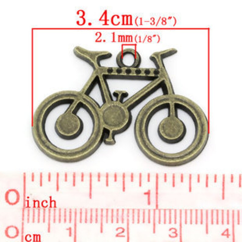 Free Shipping Bike Biking Biker Cycle Cycling Cyclist Road Mountain Ride Trail You Choose Pendant Style /& Chain Bicycle Charm Necklace