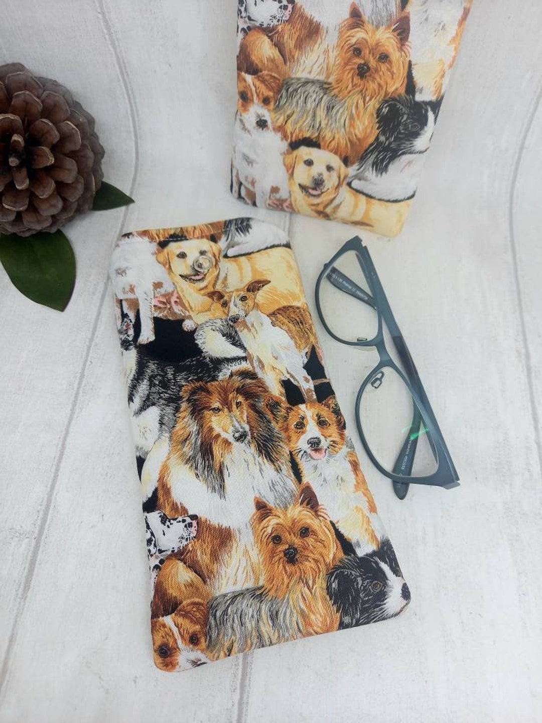 Glasses Case Dog Glasses Case Padded Sunglasses Pouch Dog Etsy UK