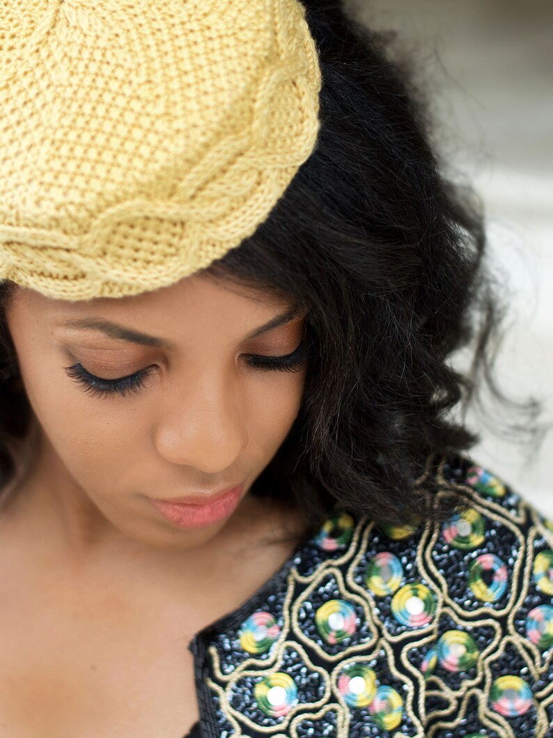 KNITTING PATTERN How to Knit a Pillbox Hat Pattern Couture Etsy