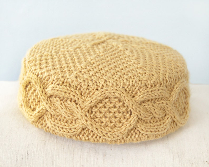 KNITTING PATTERN How to Knit a Pillbox Hat Pattern, Couture Millinery