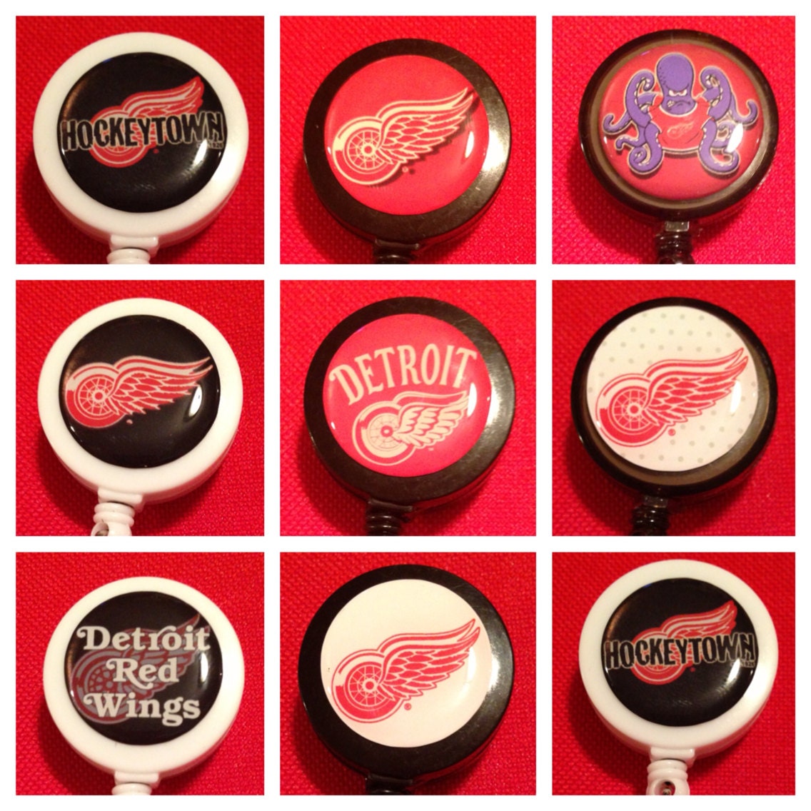 Detroit Red Wings Pins and Buttons for Sale