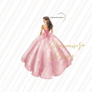 strapless open back dress Pink Quinceanera Dresses With Butterflies Girls Sweet 15 Birthday Part –  formalgowns main image 0