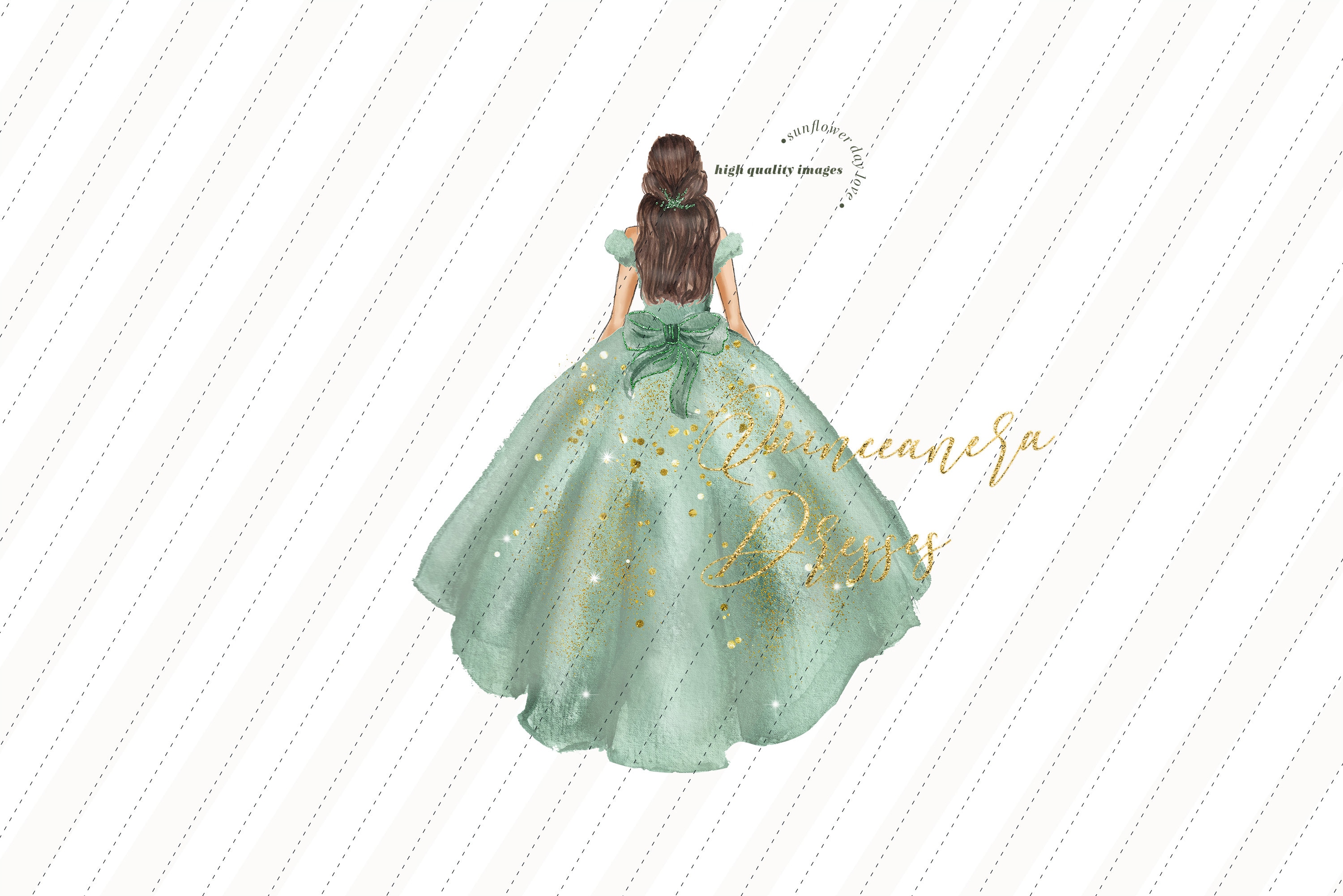 green emerald velvet dress Sage Green Butterfly Quinceanera Dress Sweet 16 Birthday Party Ball Go –  DSProm