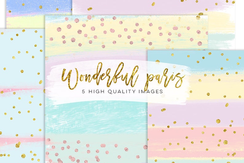 Download Handmade Paper Paris Style Digital Paper Packs Pastel Gold Rose Digital Texture Digital Paper Bundle Pastel Confetti Digital Paper Collage Sheets Craft Supplies Tools Safarni Org