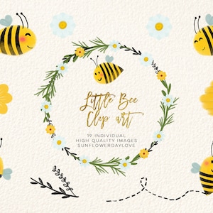 bee clip art, bees illustration, Honey bee clipart, Commercial use bee clip art, honey, hive, bee scrapbook papers, Bee watercolor clipart,