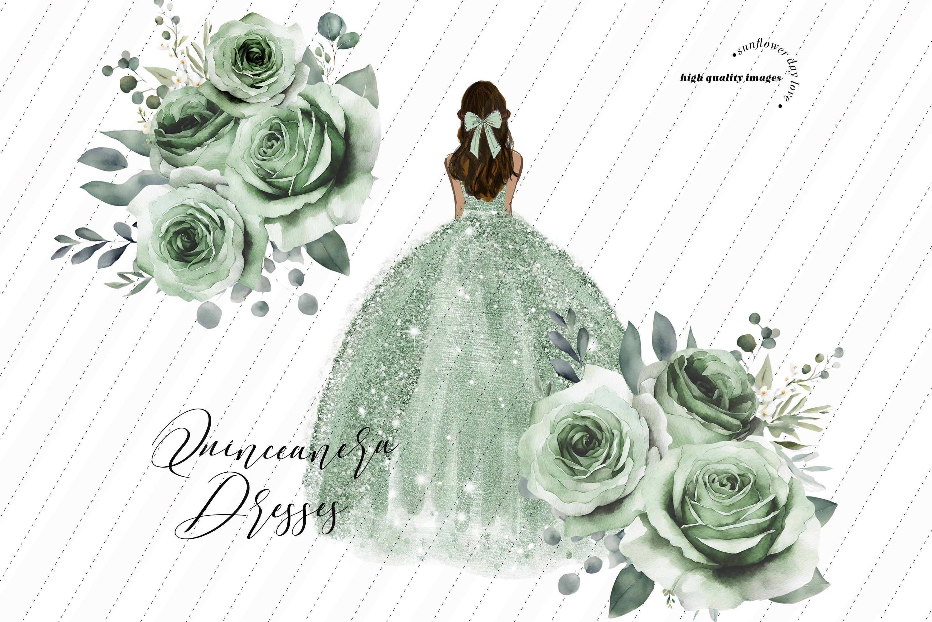 sage green dress sweet 16 sage green tulle long ball gown with spaghetti straps, sage green swee –  shinydress main image 1