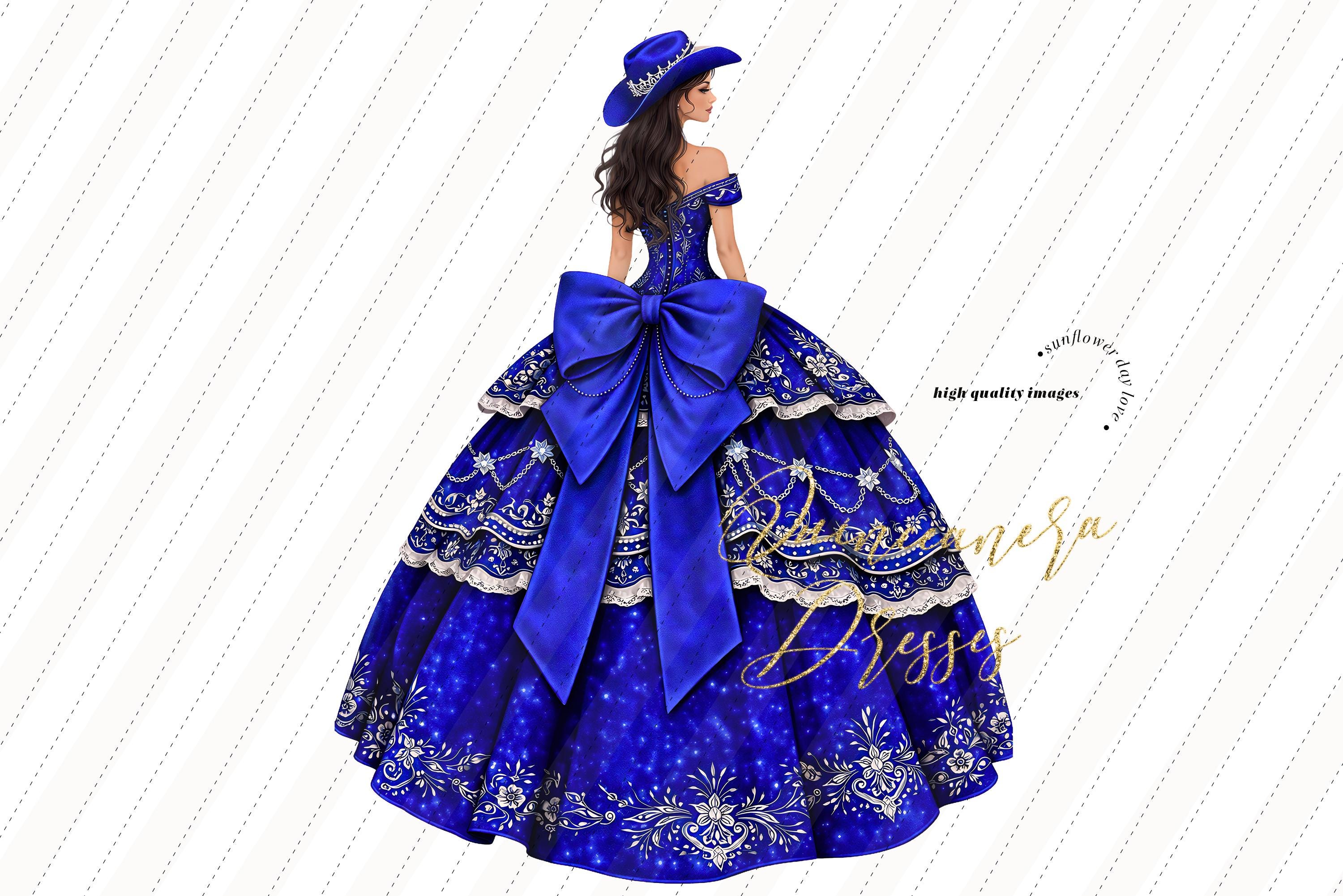 blue ranchero quince dress Charra LCS Stand Out on Game Size:US 15.5 from Shoulder to the