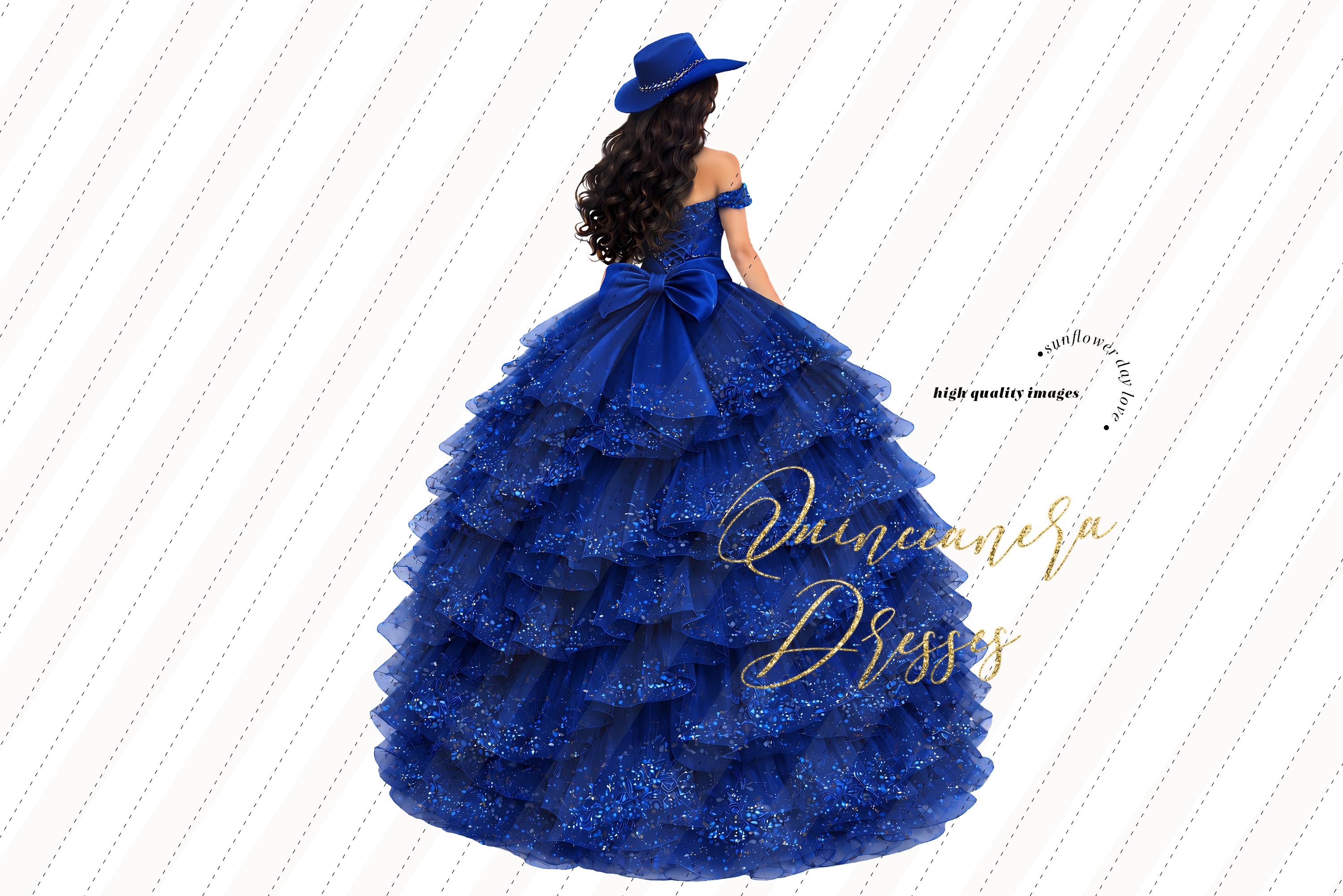 blue ranchero quince dress Floral Charro Quinceanera Dress by Rachel Allan RQ5016 30W / White Multi