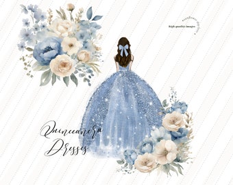 sachin and babi light blue dress ✨ Vintage glam meets fairytale magic 👑🤍 Elegant, timeless, and a little  bold — our princesses shine in white gowns and gloves. Which look is YOUR  favorite? ✨💭@todos