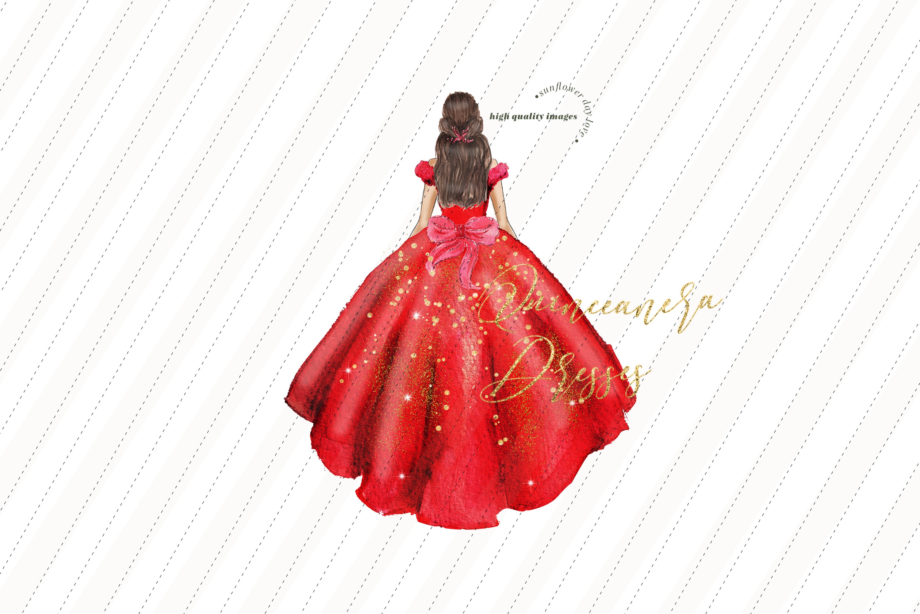 Vestido rojo bella España