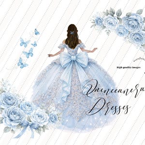 blue coquette dress Coquette Blue Bow Princess Dress W696  KawaiiMoriStore