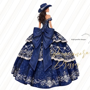 Blue Charra Dress
