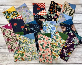 Rifle Paper Co. Eyeglass Case: Handmade Padded Cotton Glasses Holder. Universal fit. Sunglass Case.