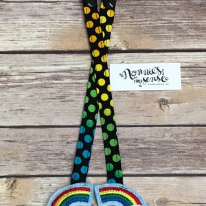 RAINBOW Reach Straps. Rainbows Carrier Charms. Tula. Emeibaby. Lillebaby. Pikkolo. Happy Baby. Chimparoo. Free to Grow. Boba. Carrier Decor. image 2