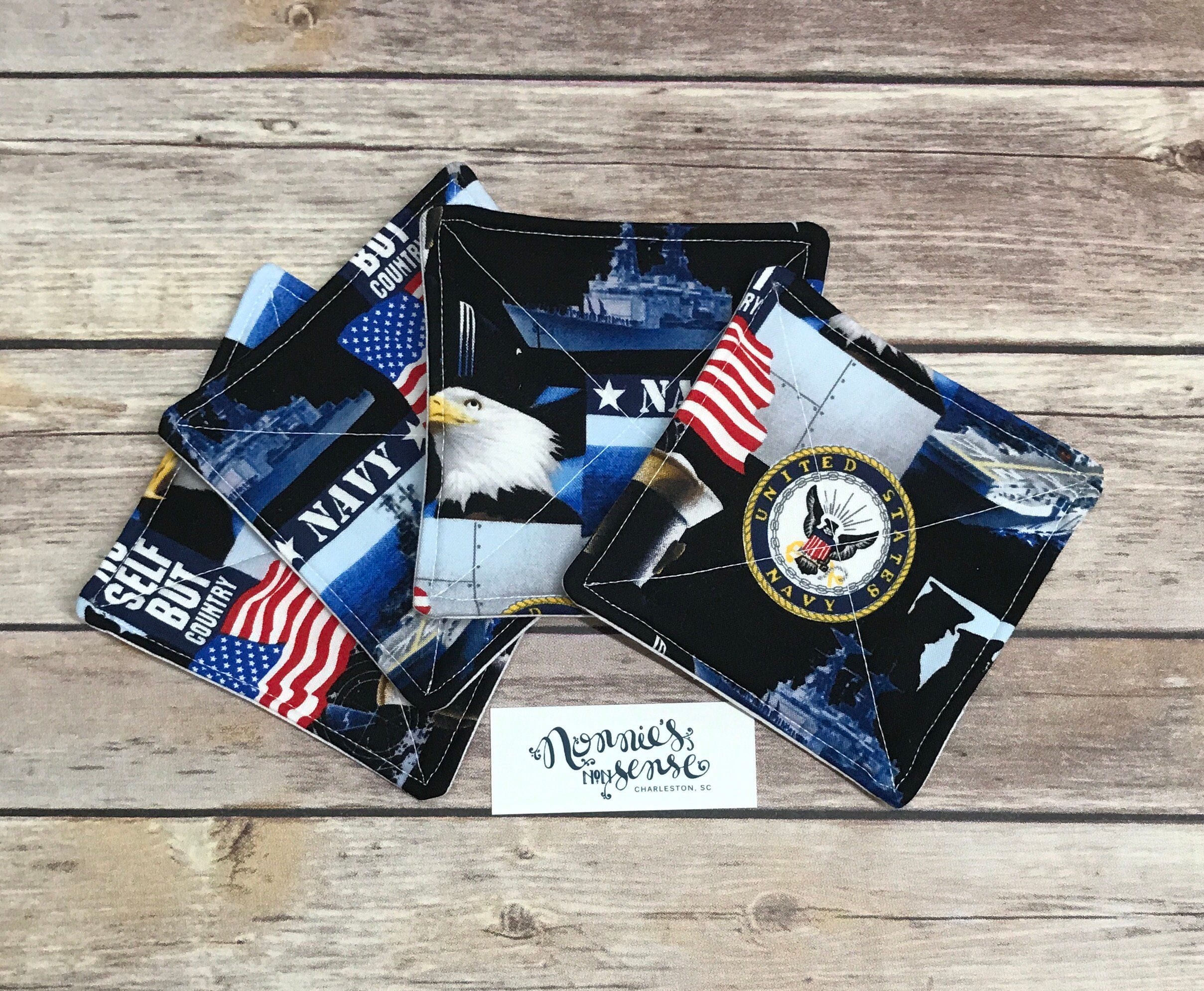 MILITARY COASTERS. Air Force. Army. Navy. Marines. Coast | Etsy