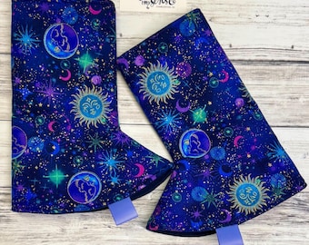 Celestial Galaxy Baby Carrier Drool Pads - Tula, Ergo, Lillebaby, Hope & Plum Lark, Happy Baby, Artipoppe, Sakura Bloom, Mabe, Didymos,