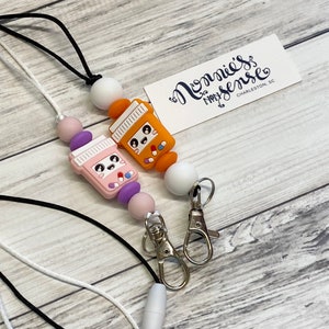 PHARMACY Lanyard. Silicone Beaded Lanyard. ID Card Holder. Medical Professionals. Pharmaceutical. Hospital Employees. Grad Gift.