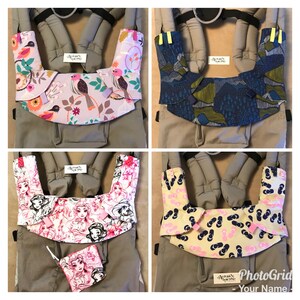 LILLEBABY DROOL BIB only. Lillebaby Complete Series. Reversible. Lillebaby Pursuit. Complete. Embossed. Airflow. All Seasons. Organic. Woven image 8