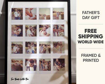 Álbum Polaroid personalizado - Lembrança de fotos personalizada com acabamento fosco premium