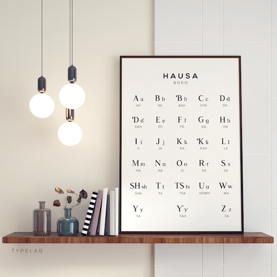 Hausa Script Hausa Alphabets With Words