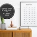 Thai Alphabet Print, Language Learning Chart Poster, Thailand Wall Art ...